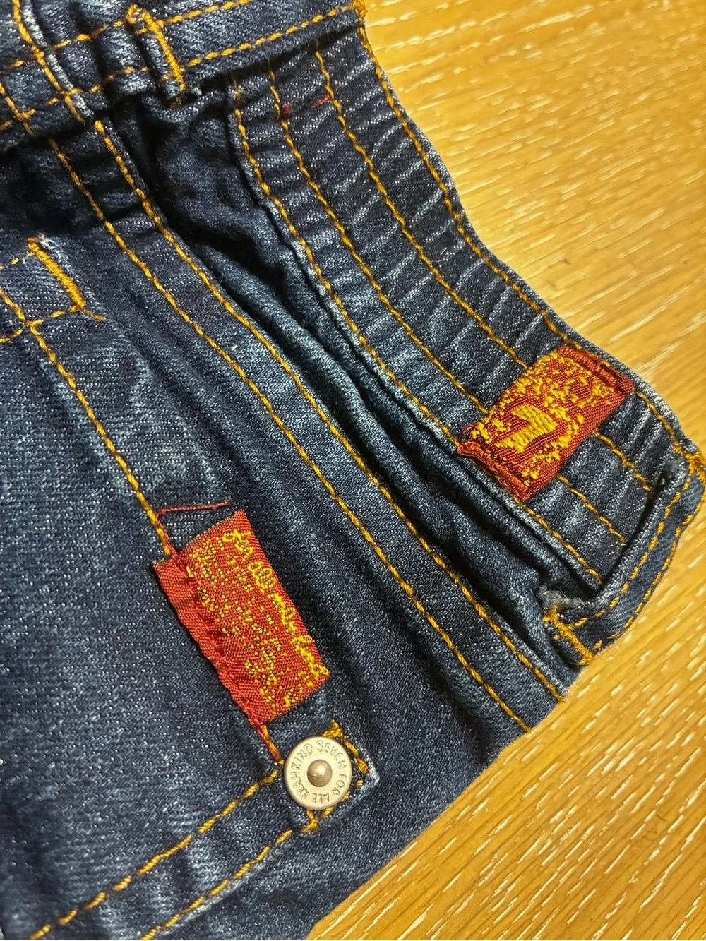 7 For All Mankind Dark Blue Kids Denim Skinny Jeans